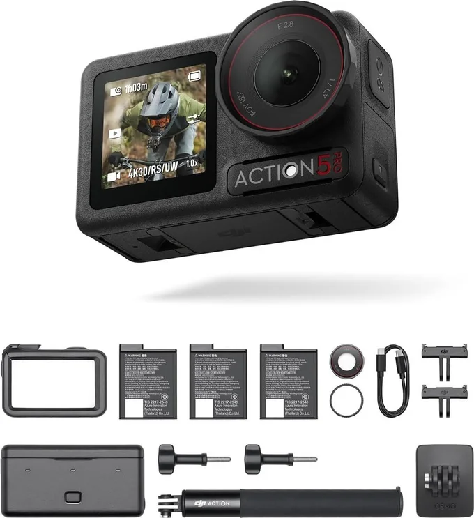 Contenu Combo Aventure — DJI Osmo Action 5 Pro